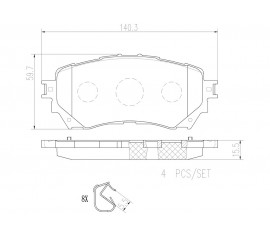 Brembo Pastillas de Freno Delanteras P49048N