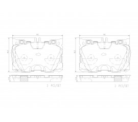 Brembo Pastillas de Freno Delanteras P50139N