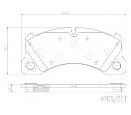Brembo Pastillas de Freno Delanteras  P65021N