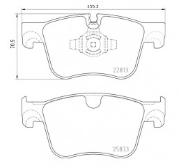 Brembo Pastillas de Freno Delanteras P61135N