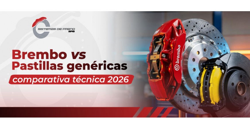 Brembo vs. pastillas genéricas: comparativa técnica 2026