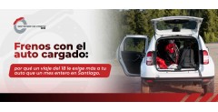 Frenos con el auto cargado: por qué un viaje del 18 le exige más a tu auto que un mes entero en Santiago
