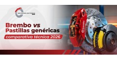 Brembo vs. pastillas genéricas: comparativa técnica 2026
